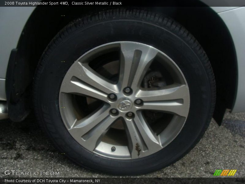 Classic Silver Metallic / Black 2008 Toyota Highlander Sport 4WD