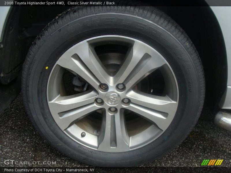 Classic Silver Metallic / Black 2008 Toyota Highlander Sport 4WD
