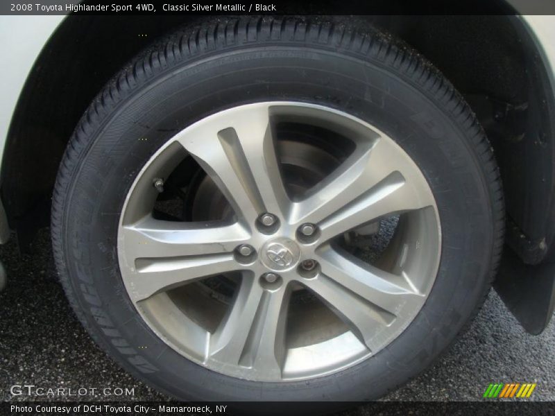 Classic Silver Metallic / Black 2008 Toyota Highlander Sport 4WD