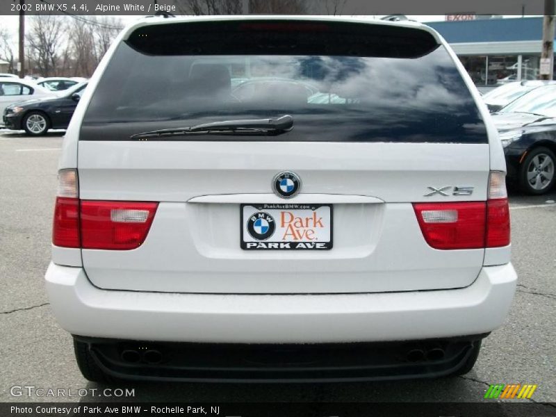 Alpine White / Beige 2002 BMW X5 4.4i
