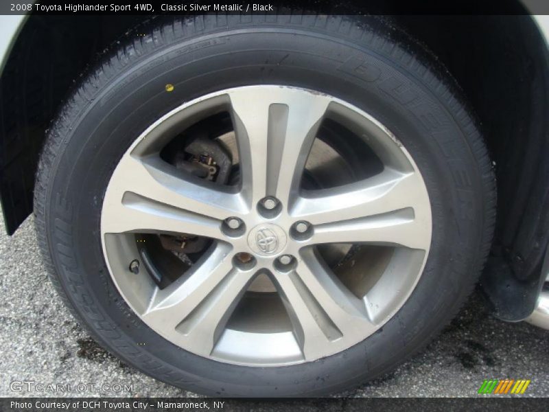 Classic Silver Metallic / Black 2008 Toyota Highlander Sport 4WD