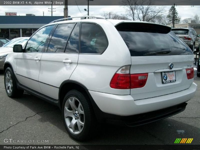 Alpine White / Beige 2002 BMW X5 4.4i