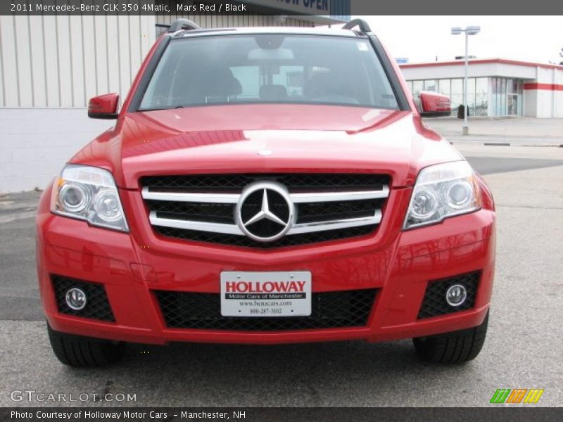 Mars Red / Black 2011 Mercedes-Benz GLK 350 4Matic
