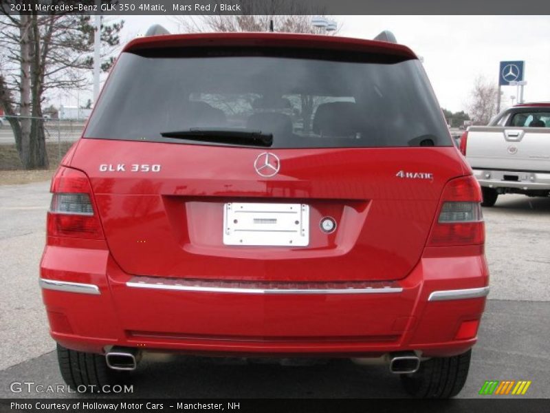 Mars Red / Black 2011 Mercedes-Benz GLK 350 4Matic