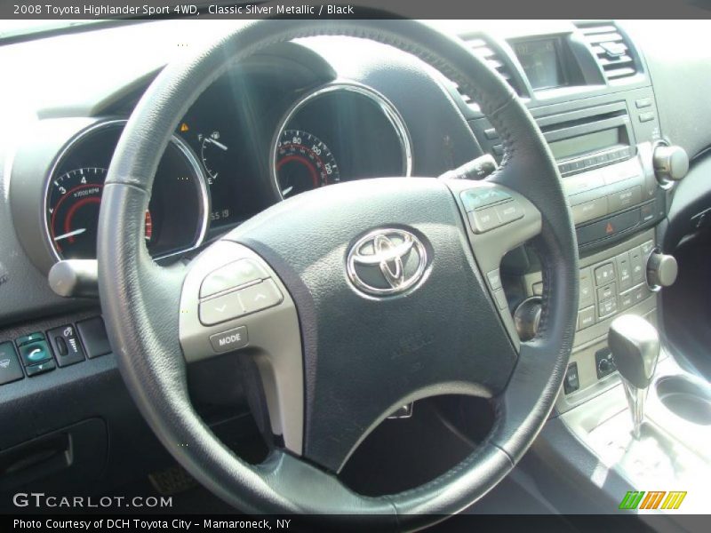 Classic Silver Metallic / Black 2008 Toyota Highlander Sport 4WD