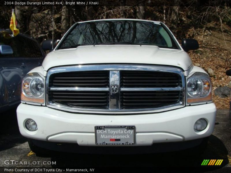 Bright White / Khaki 2004 Dodge Durango Limited 4x4