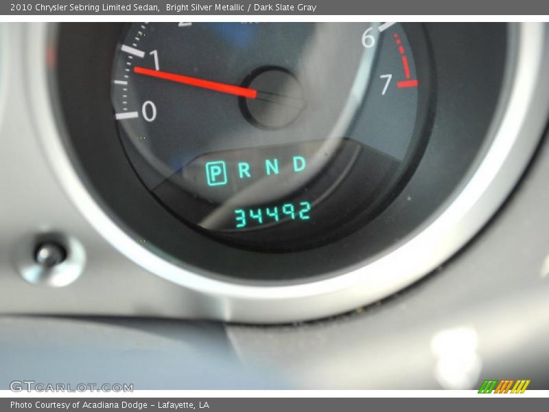 Bright Silver Metallic / Dark Slate Gray 2010 Chrysler Sebring Limited Sedan