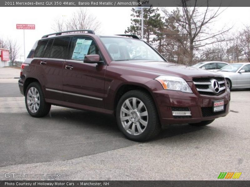 Barolo Red Metallic / Almond/Black 2011 Mercedes-Benz GLK 350 4Matic