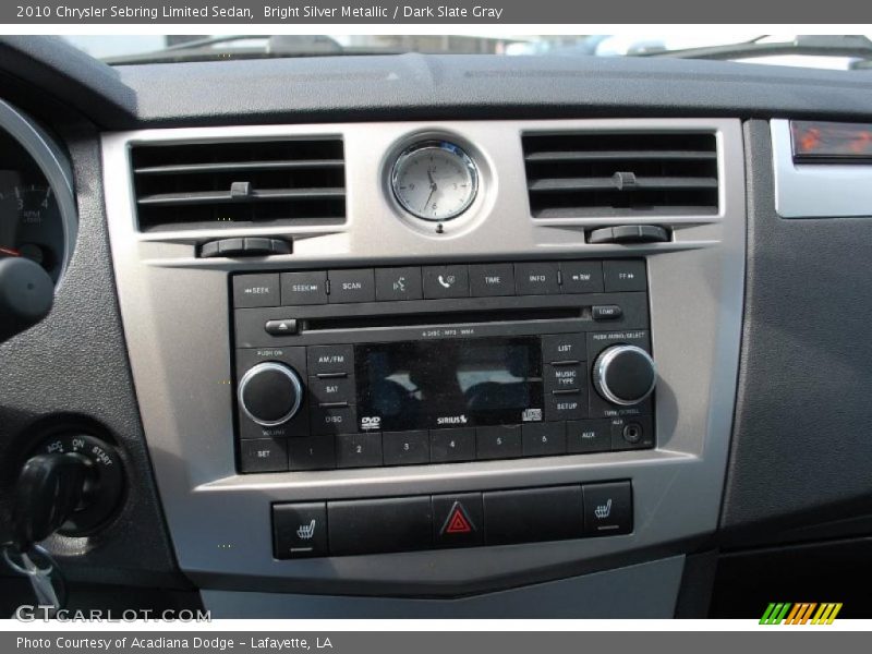 Bright Silver Metallic / Dark Slate Gray 2010 Chrysler Sebring Limited Sedan