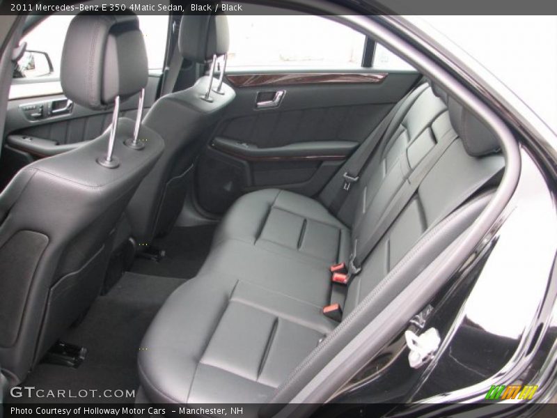 Black / Black 2011 Mercedes-Benz E 350 4Matic Sedan