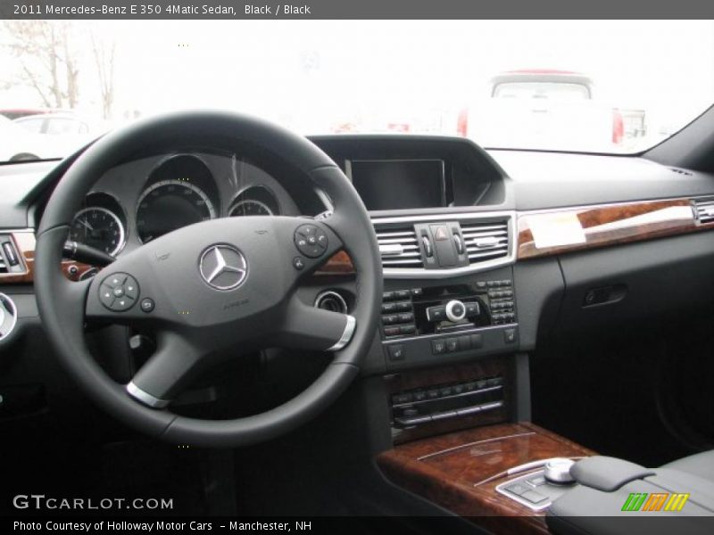 Black / Black 2011 Mercedes-Benz E 350 4Matic Sedan