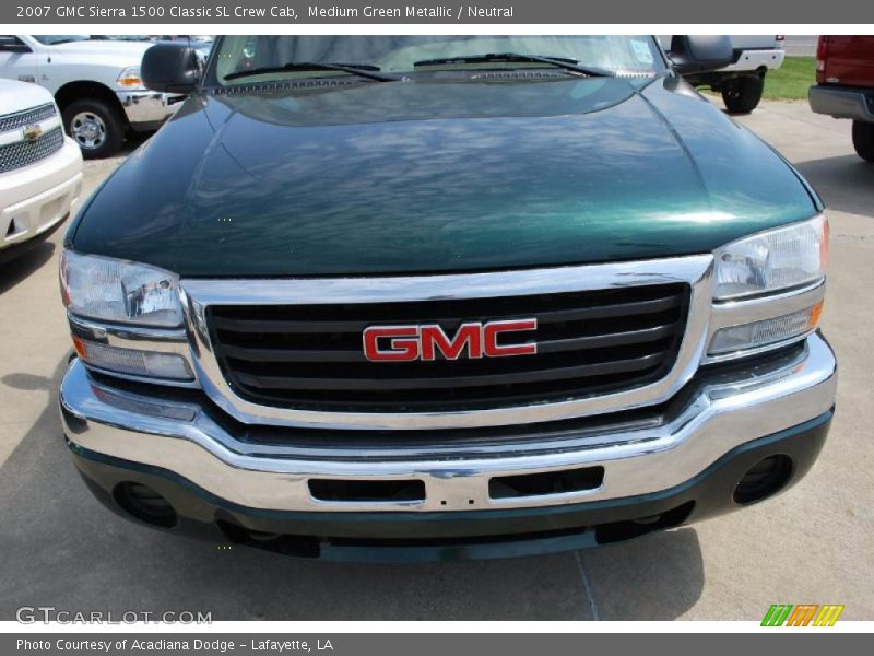 Medium Green Metallic / Neutral 2007 GMC Sierra 1500 Classic SL Crew Cab