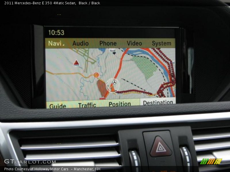 Black / Black 2011 Mercedes-Benz E 350 4Matic Sedan