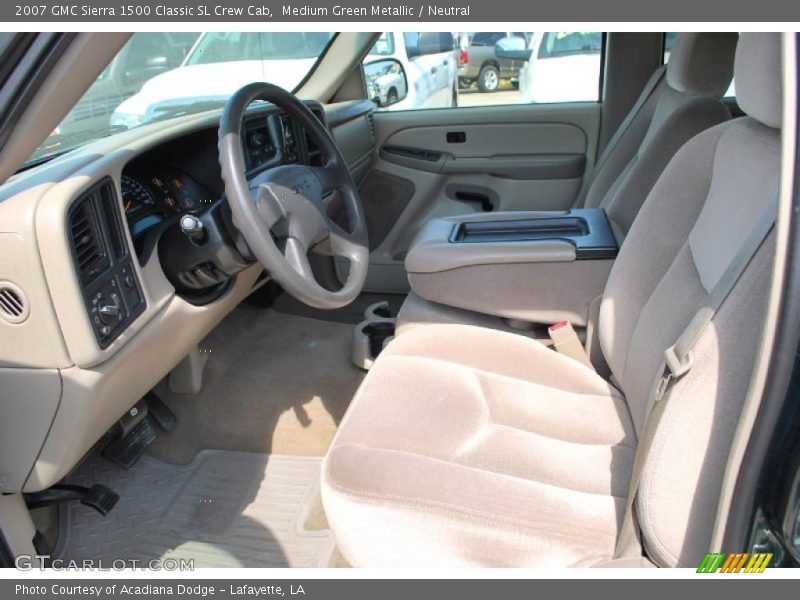  2007 Sierra 1500 Classic SL Crew Cab Neutral Interior