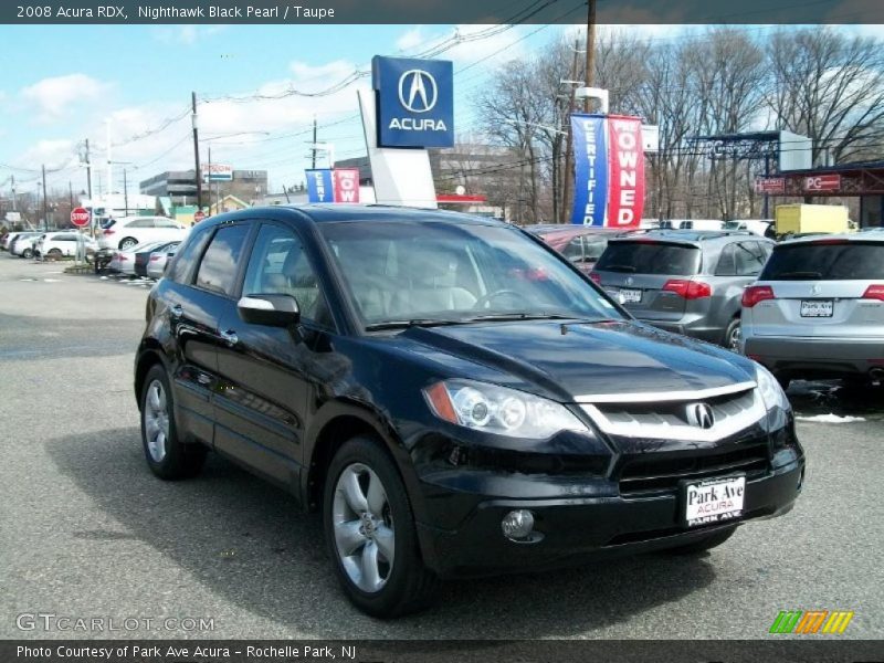 Nighthawk Black Pearl / Taupe 2008 Acura RDX
