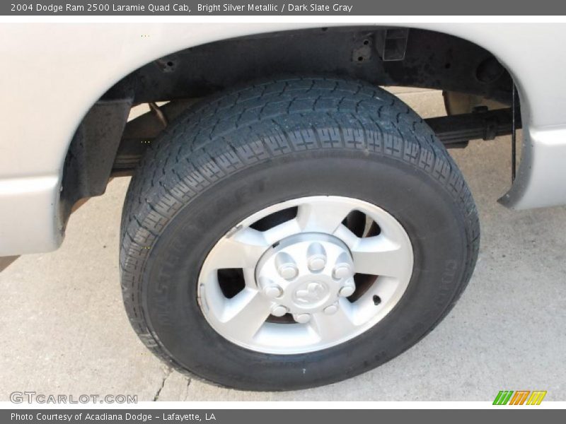 Bright Silver Metallic / Dark Slate Gray 2004 Dodge Ram 2500 Laramie Quad Cab