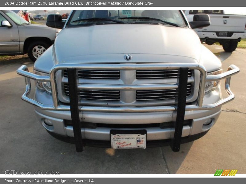 Bright Silver Metallic / Dark Slate Gray 2004 Dodge Ram 2500 Laramie Quad Cab