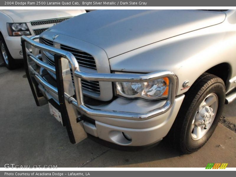 Bright Silver Metallic / Dark Slate Gray 2004 Dodge Ram 2500 Laramie Quad Cab
