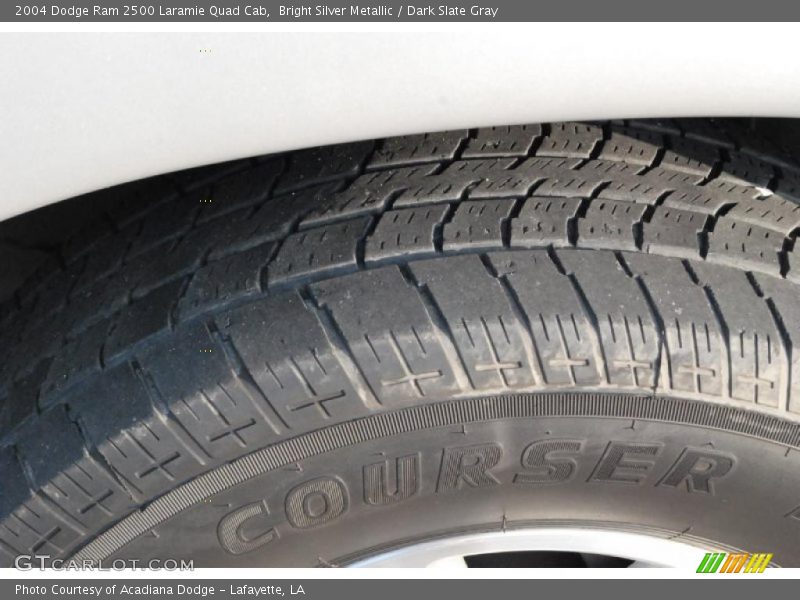 Bright Silver Metallic / Dark Slate Gray 2004 Dodge Ram 2500 Laramie Quad Cab