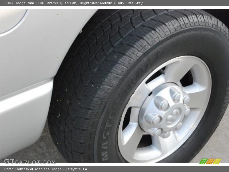 Bright Silver Metallic / Dark Slate Gray 2004 Dodge Ram 2500 Laramie Quad Cab