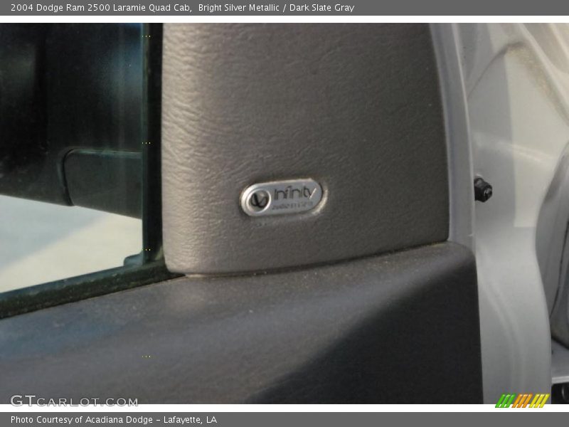 Bright Silver Metallic / Dark Slate Gray 2004 Dodge Ram 2500 Laramie Quad Cab