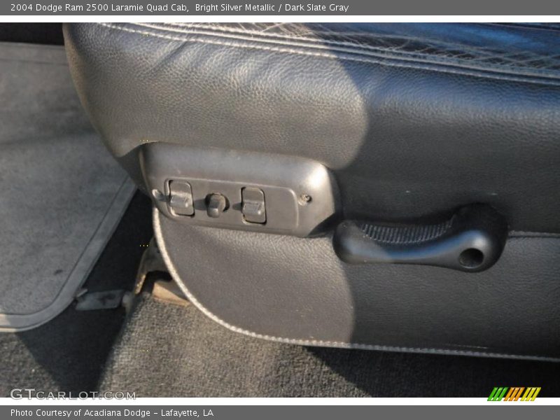 Bright Silver Metallic / Dark Slate Gray 2004 Dodge Ram 2500 Laramie Quad Cab