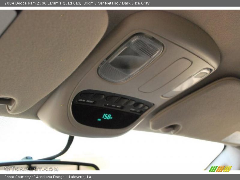 Bright Silver Metallic / Dark Slate Gray 2004 Dodge Ram 2500 Laramie Quad Cab