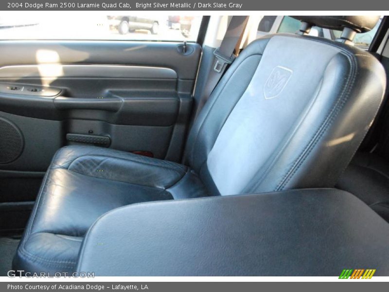 Bright Silver Metallic / Dark Slate Gray 2004 Dodge Ram 2500 Laramie Quad Cab