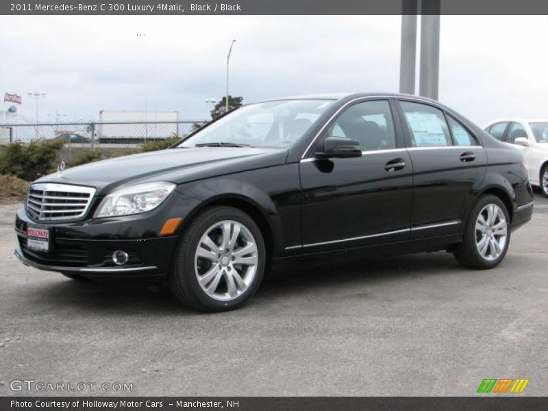 Black / Black 2011 Mercedes-Benz C 300 Luxury 4Matic
