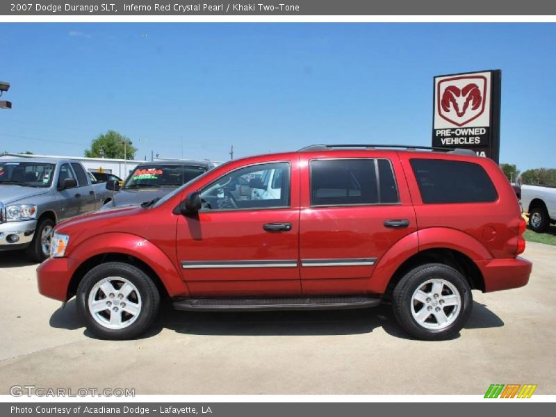  2007 Durango SLT Inferno Red Crystal Pearl