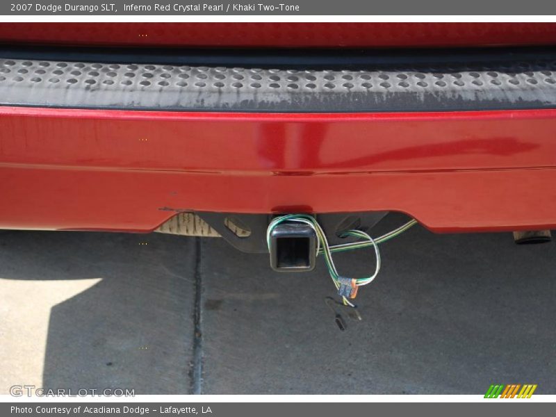 Inferno Red Crystal Pearl / Khaki Two-Tone 2007 Dodge Durango SLT