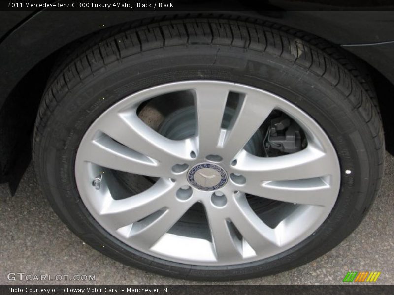 Black / Black 2011 Mercedes-Benz C 300 Luxury 4Matic