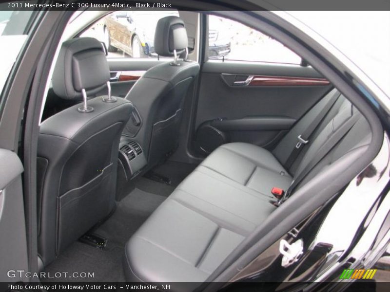 Black / Black 2011 Mercedes-Benz C 300 Luxury 4Matic