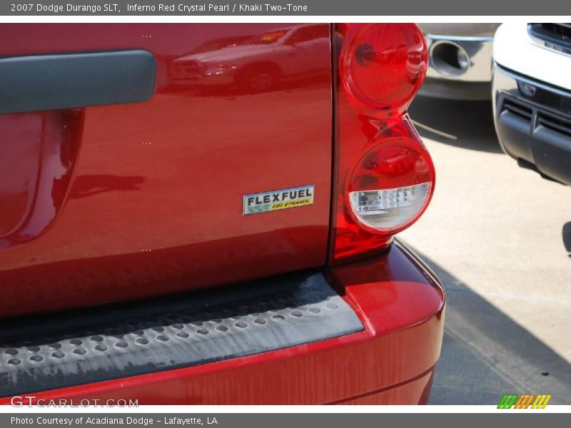 Inferno Red Crystal Pearl / Khaki Two-Tone 2007 Dodge Durango SLT