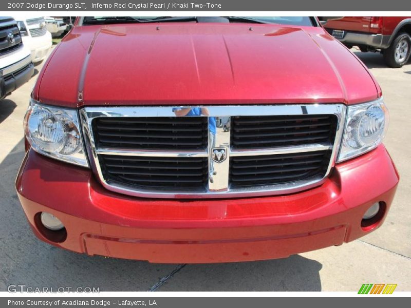 Inferno Red Crystal Pearl / Khaki Two-Tone 2007 Dodge Durango SLT