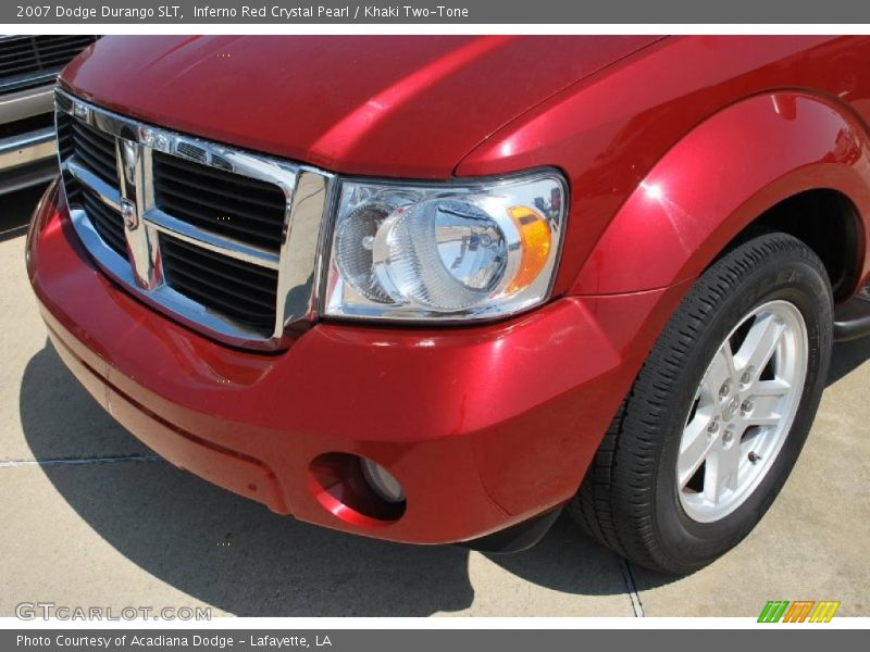 Inferno Red Crystal Pearl / Khaki Two-Tone 2007 Dodge Durango SLT