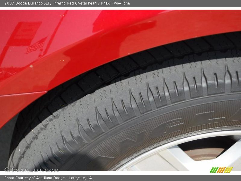 Inferno Red Crystal Pearl / Khaki Two-Tone 2007 Dodge Durango SLT