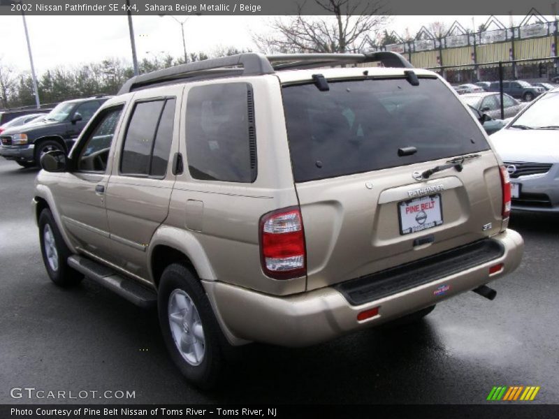 Sahara Beige Metallic / Beige 2002 Nissan Pathfinder SE 4x4