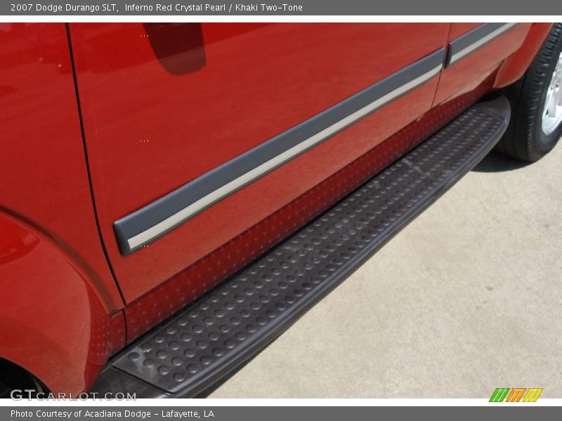 Inferno Red Crystal Pearl / Khaki Two-Tone 2007 Dodge Durango SLT