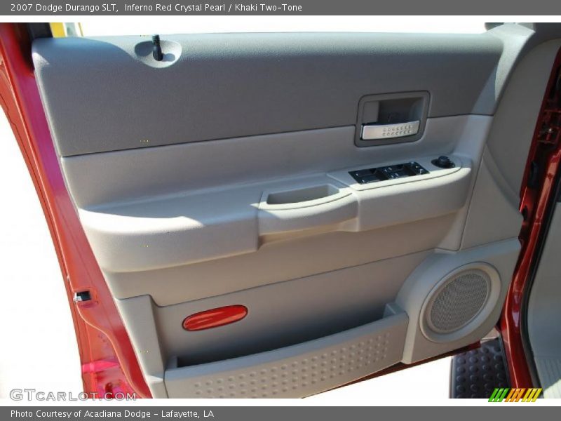 Inferno Red Crystal Pearl / Khaki Two-Tone 2007 Dodge Durango SLT