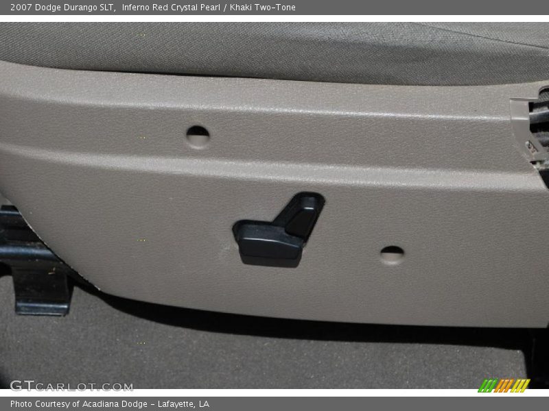 Inferno Red Crystal Pearl / Khaki Two-Tone 2007 Dodge Durango SLT