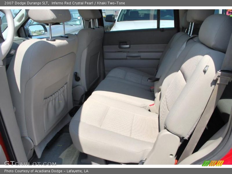 Inferno Red Crystal Pearl / Khaki Two-Tone 2007 Dodge Durango SLT