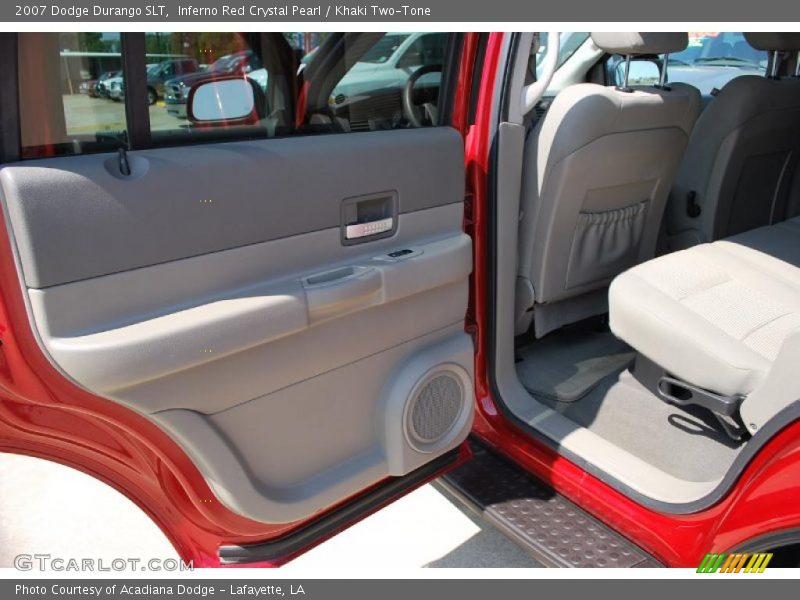 Inferno Red Crystal Pearl / Khaki Two-Tone 2007 Dodge Durango SLT