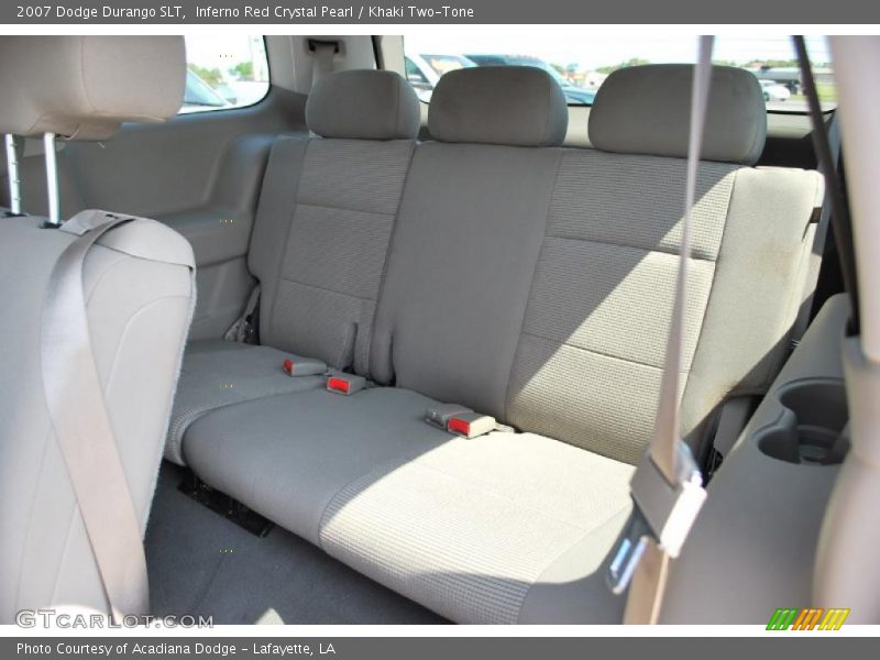 Inferno Red Crystal Pearl / Khaki Two-Tone 2007 Dodge Durango SLT