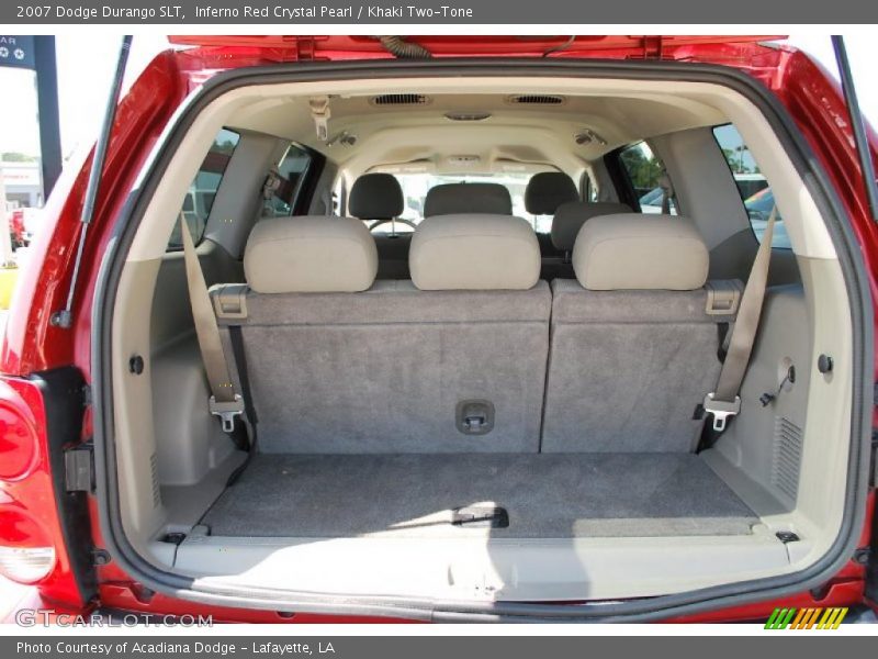 Inferno Red Crystal Pearl / Khaki Two-Tone 2007 Dodge Durango SLT