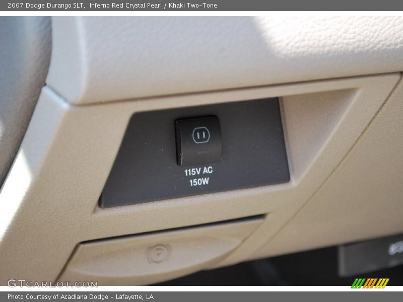 Inferno Red Crystal Pearl / Khaki Two-Tone 2007 Dodge Durango SLT