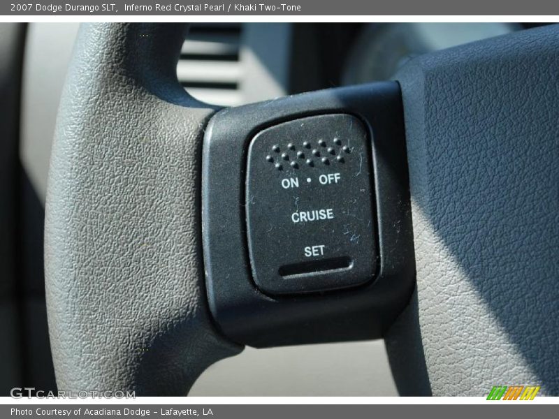 Inferno Red Crystal Pearl / Khaki Two-Tone 2007 Dodge Durango SLT