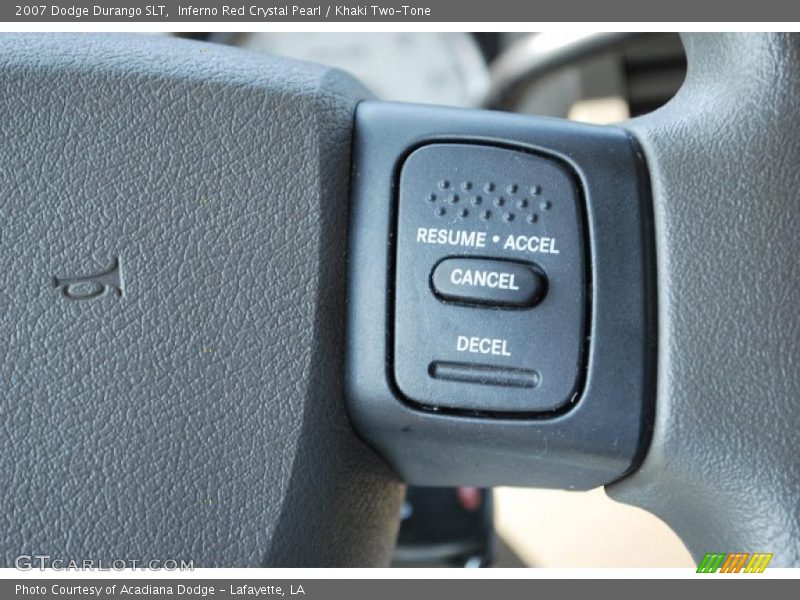 Inferno Red Crystal Pearl / Khaki Two-Tone 2007 Dodge Durango SLT