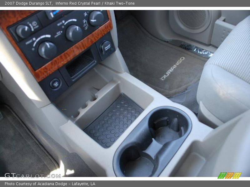 Inferno Red Crystal Pearl / Khaki Two-Tone 2007 Dodge Durango SLT