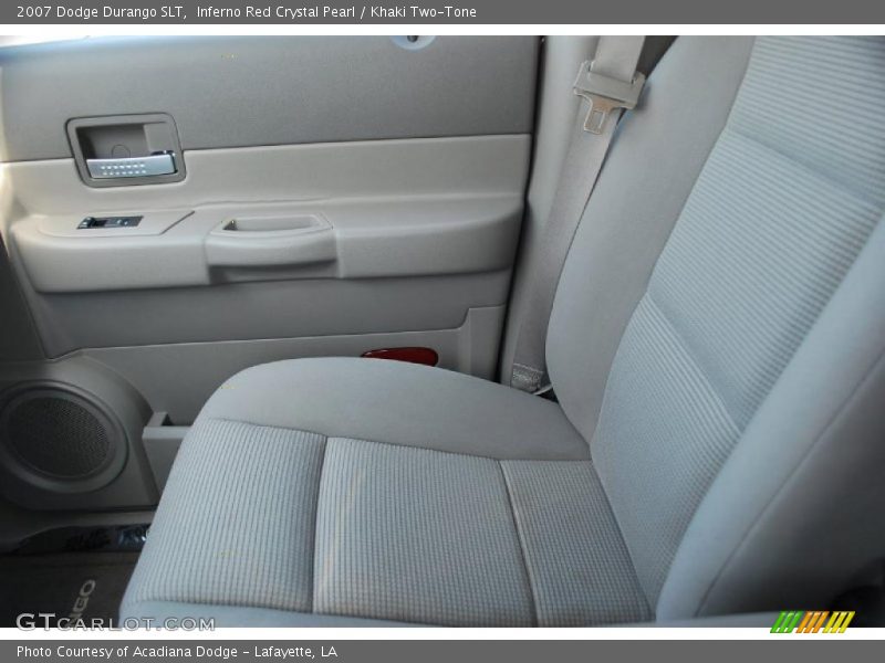Inferno Red Crystal Pearl / Khaki Two-Tone 2007 Dodge Durango SLT